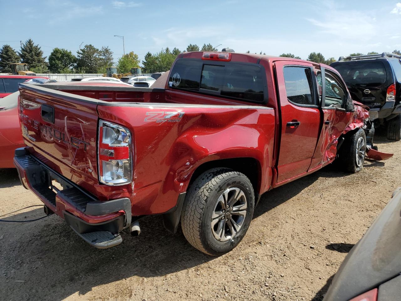 2022 CHEVROLET COLORADO Z71 VIN:1GCGTDEN2N1108512