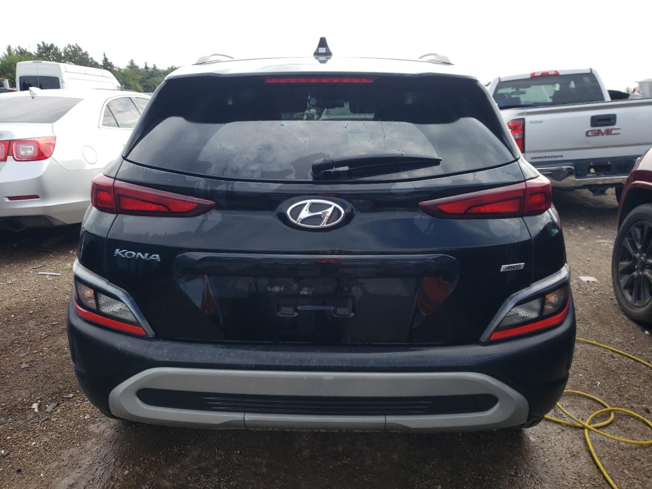 2022 HYUNDAI KONA SEL VIN:KM8K6CAB9NU830349