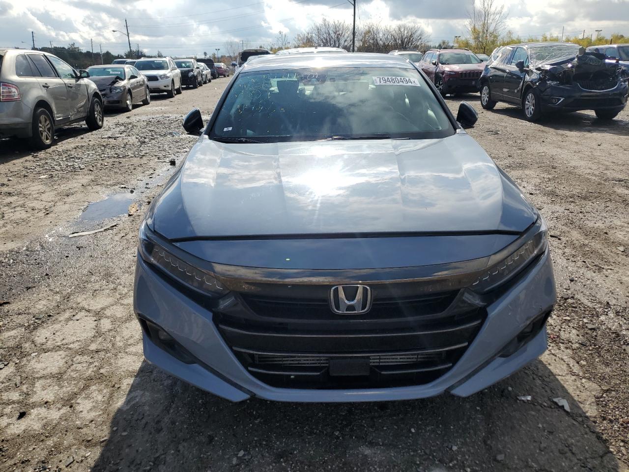 2022 HONDA ACCORD SPORT VIN:1HGCV1F3XNA064491