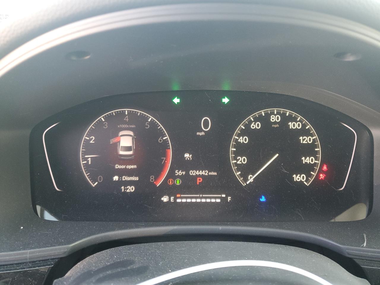 2022 HONDA CIVIC EX VIN:JHMFE1F7XNX008707