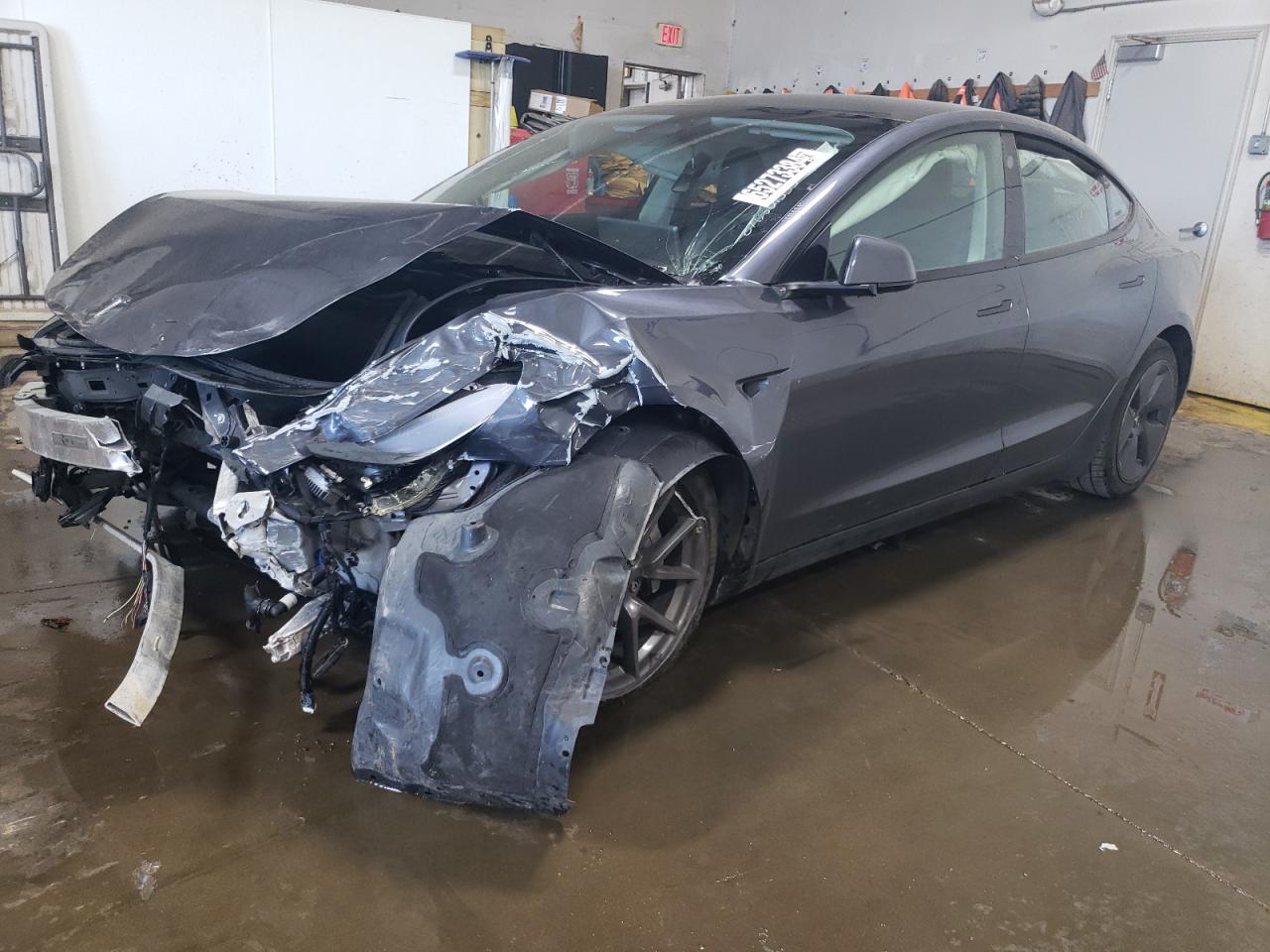 2022 TESLA MODEL 3  VIN:5YJ3E1EB1NF186896