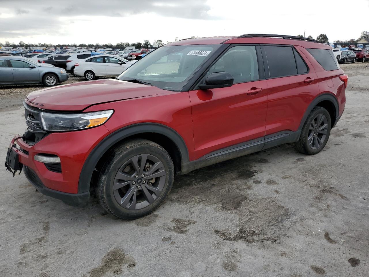 2022 FORD EXPLORER XLT VIN:1FMSK8DH2NGA71115
