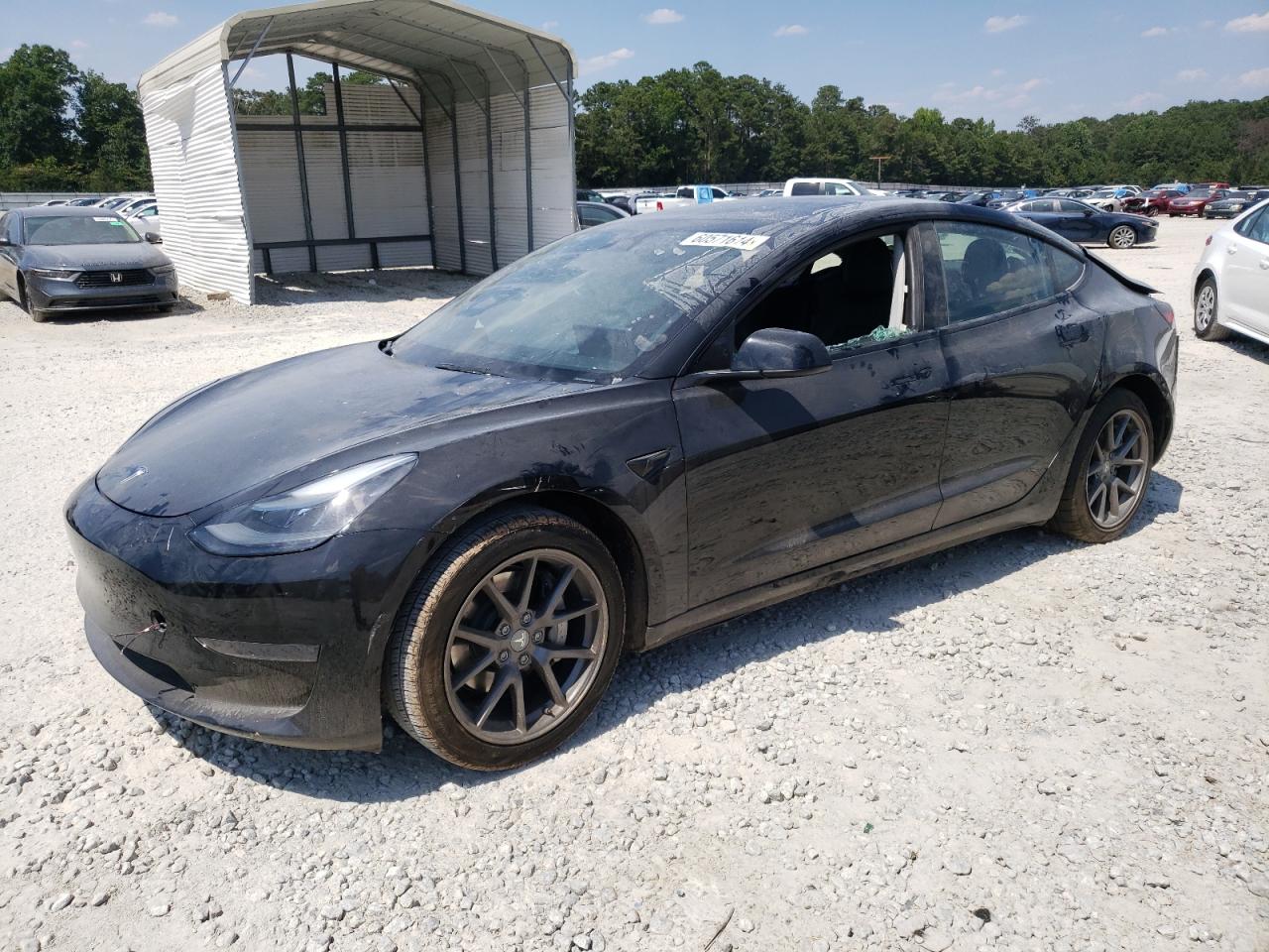 2022 TESLA MODEL 3  VIN:5YJ3E1EA7NF191320