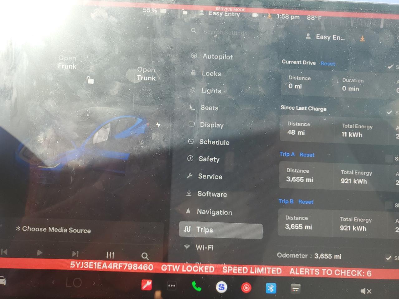 2024 TESLA MODEL 3  VIN:5YJ3E1EA4RF798460