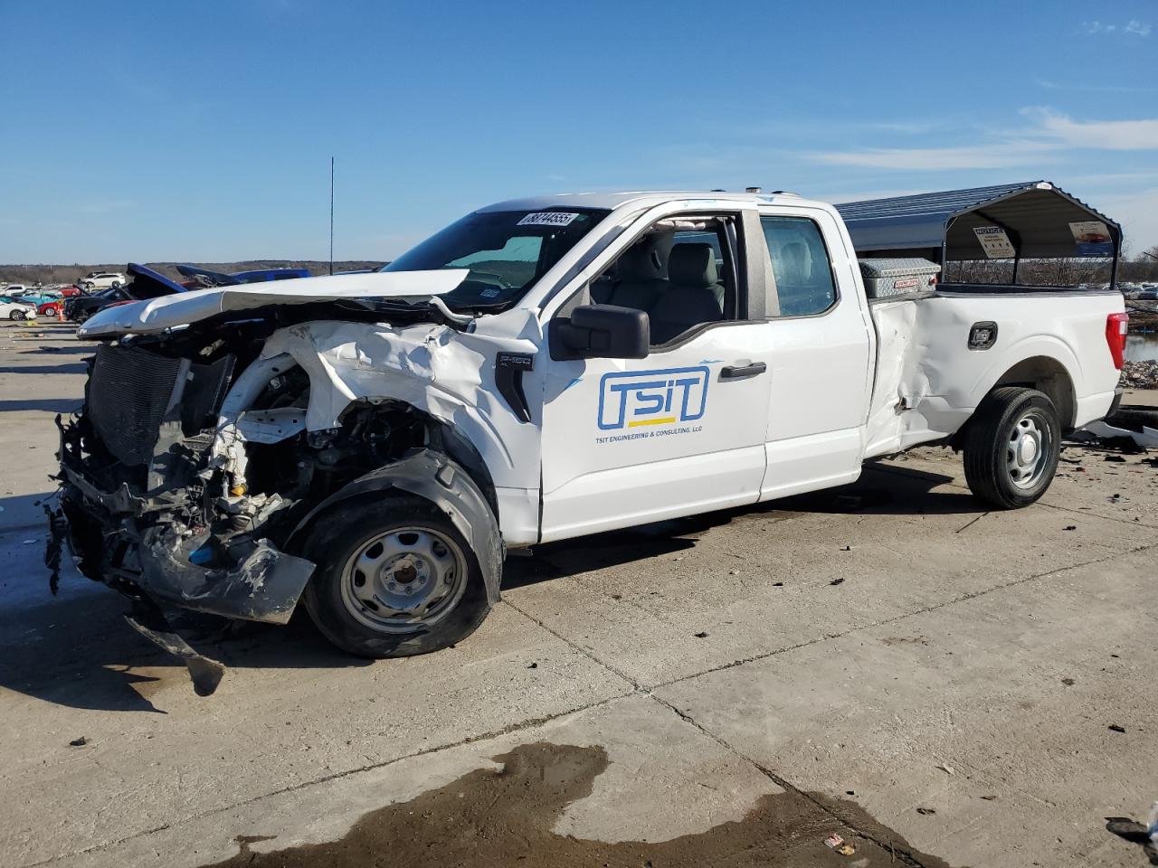 2022 FORD F150 SUPER CAB VIN:1FTEX1CP3NKD27763