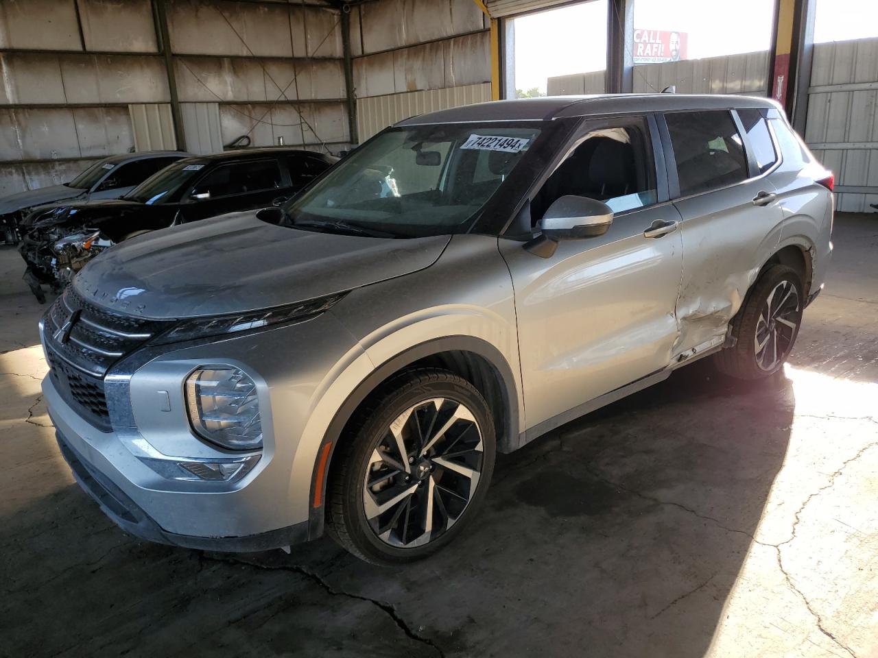 2022 MITSUBISHI OUTLANDER ES VIN:JA4J4TA82NZ074855