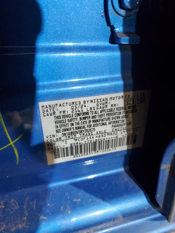 2024 NISSAN SENTRA SR VIN:KNADM4A30H6100109