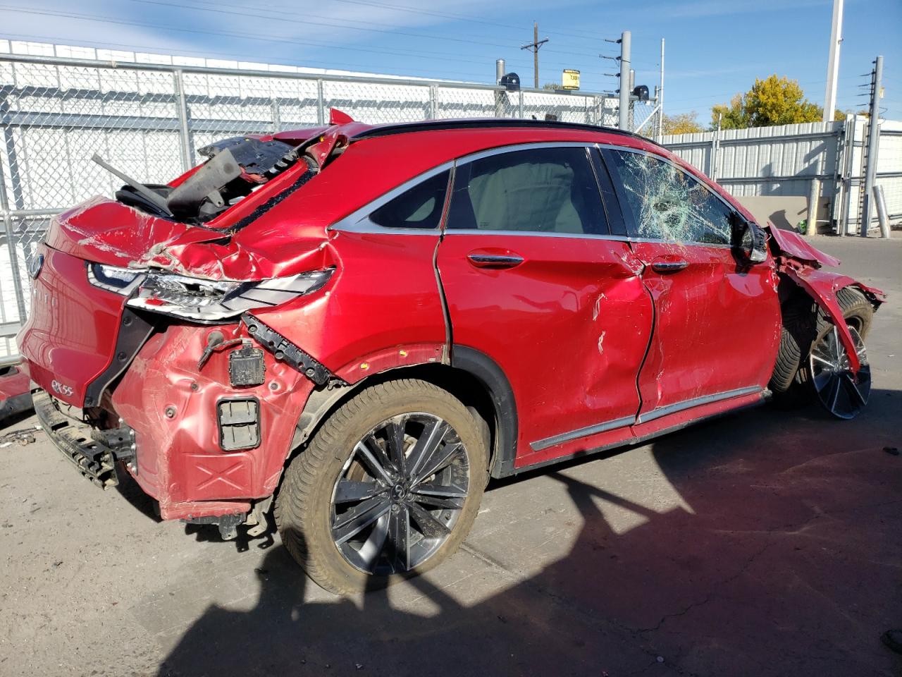 2022 INFINITI QX55 ESSENTIAL VIN:3PCAJ5K3XNF114795