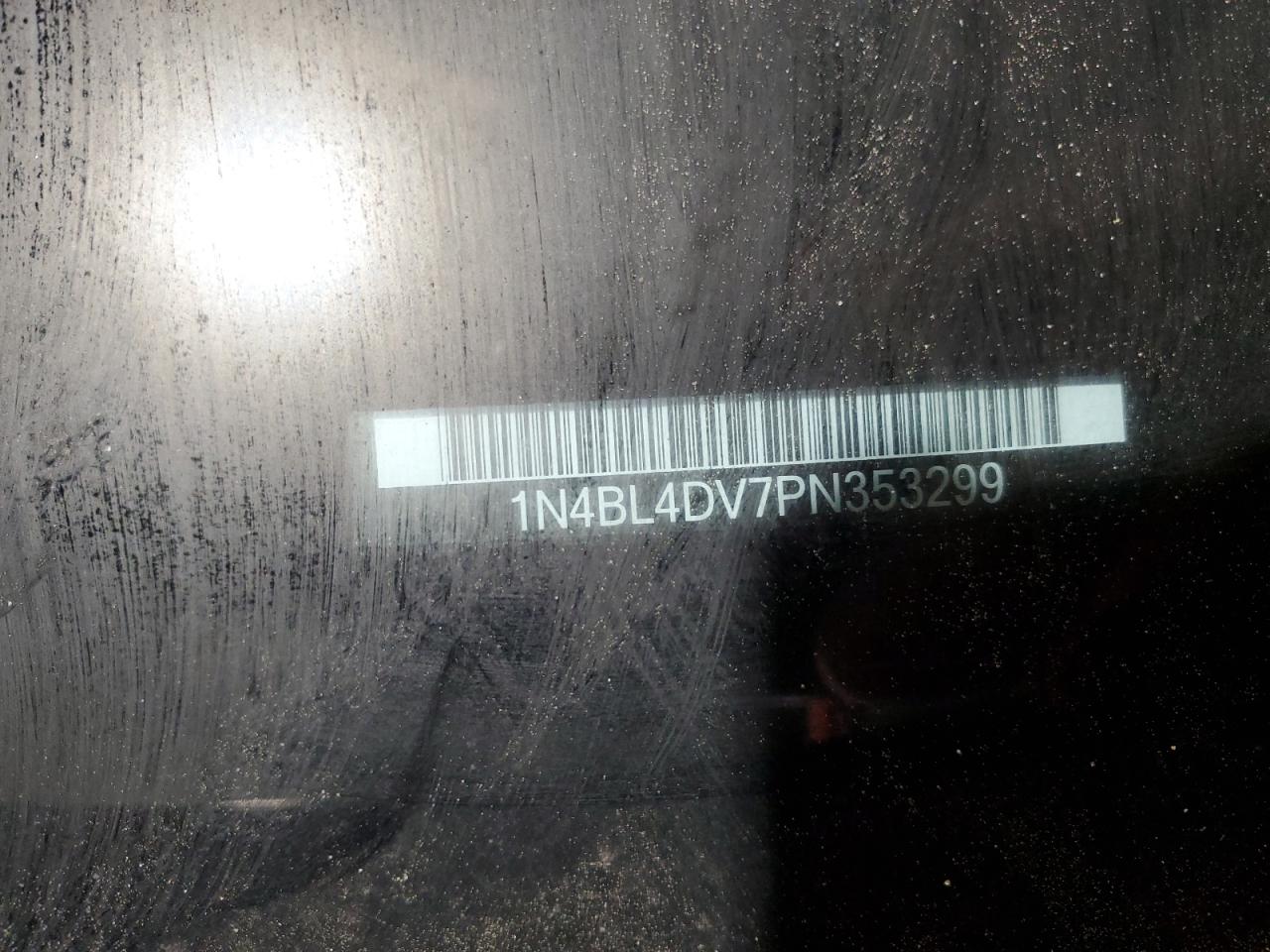 2023 NISSAN ALTIMA SV VIN:1N4BL4DV7PN353299
