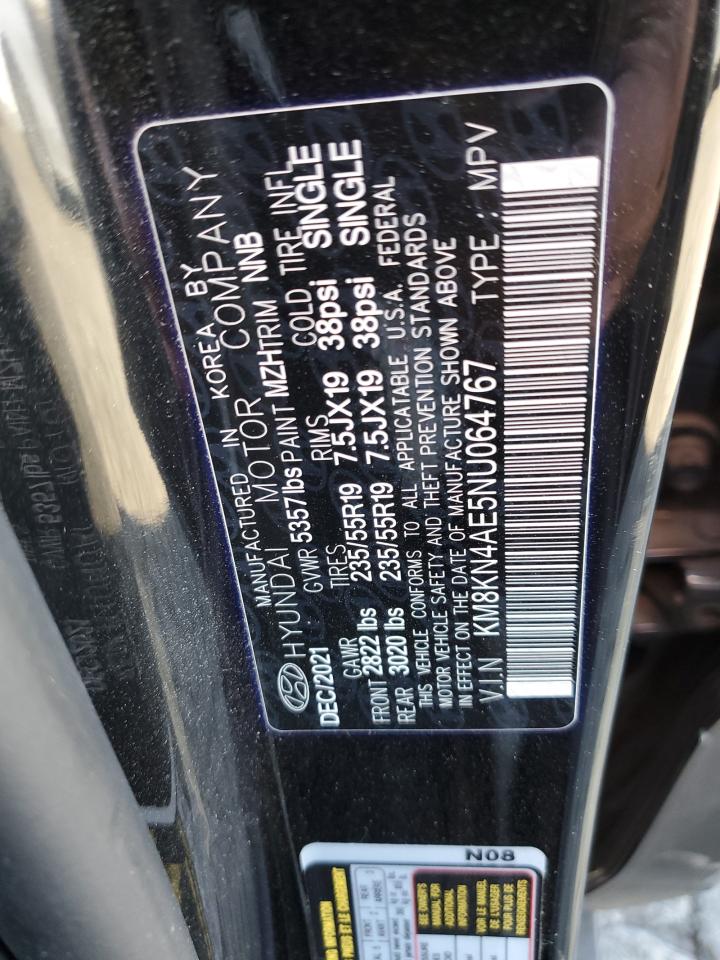 2022 HYUNDAI IONIQ 5 SEL VIN:KM8KN4AE5NU064767