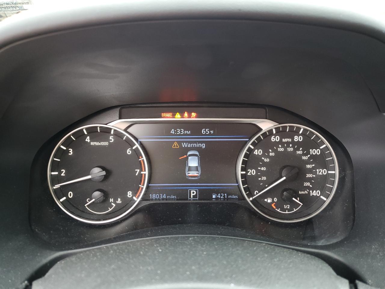 2022 NISSAN ALTIMA SR VIN:1N4BL4CV1NN417979