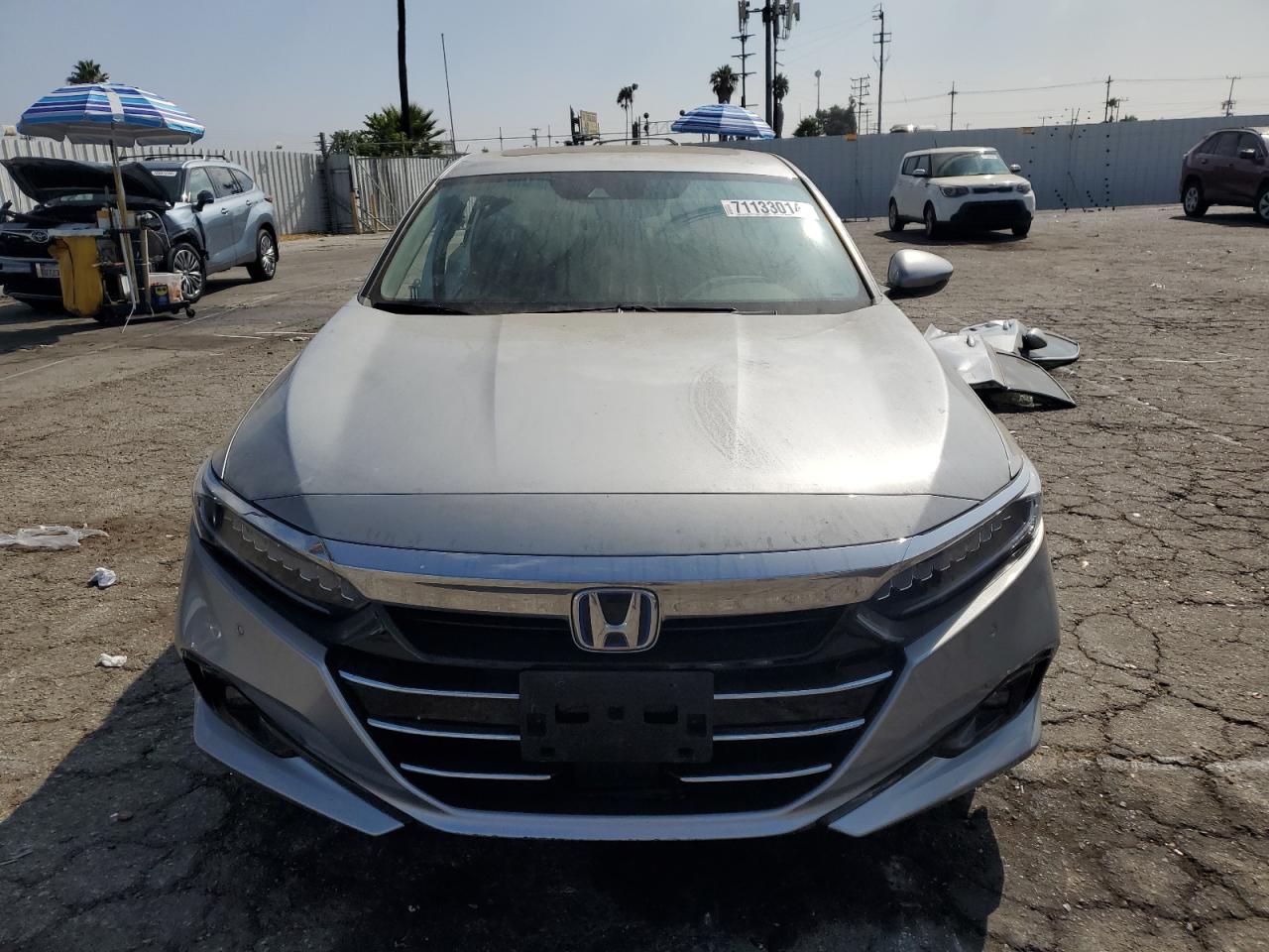 2022 HONDA ACCORD HYBRID EXL VIN:1HGCV3F58NA009356