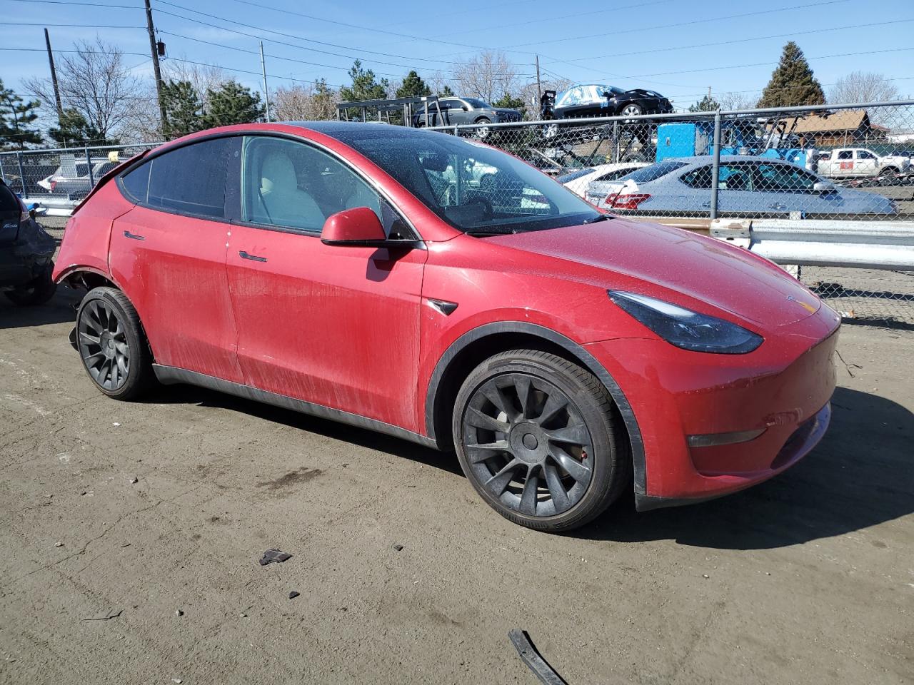 2023 TESLA MODEL Y  VIN:7SAYGAEE1PF642797