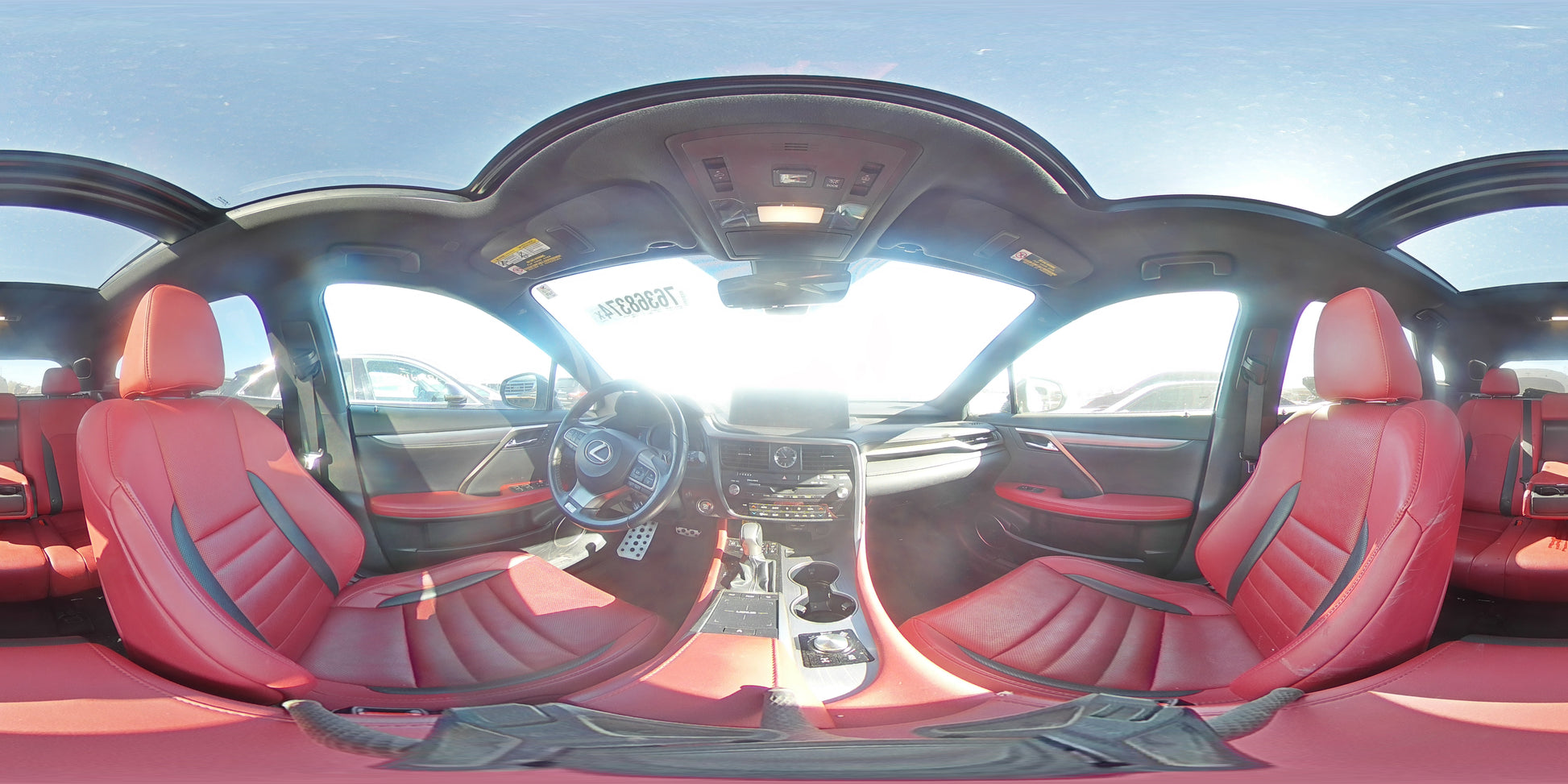 2022 LEXUS RX 350 F SPORT VIN:2T2YZMDA4NC328887