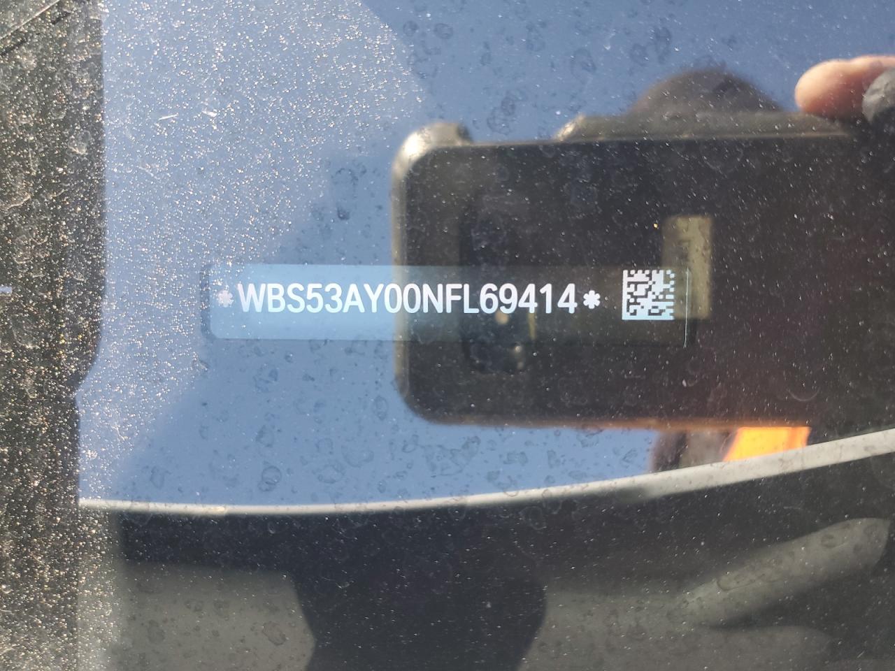 2022 BMW M3  VIN:WBS53AY00NFL69414