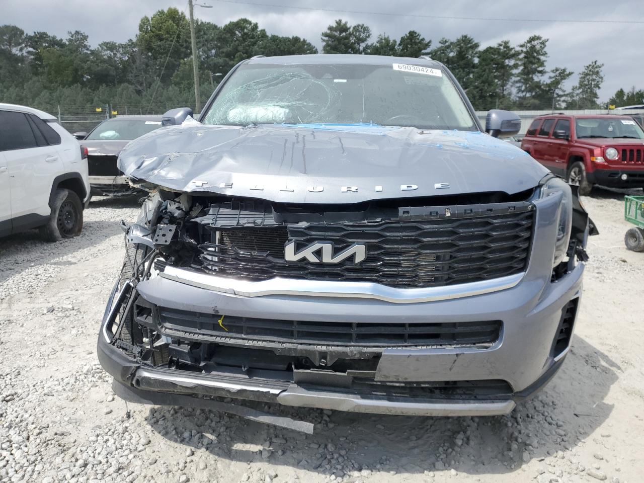 2022 KIA TELLURIDE S VIN:5XYP6DHC2NG275387