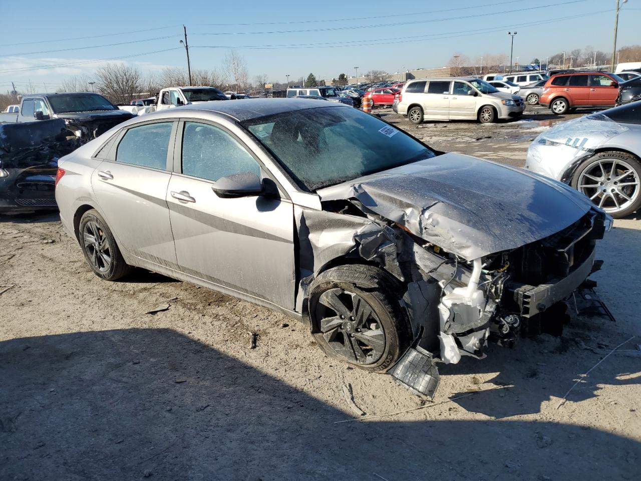 2023 HYUNDAI ELANTRA BLUE VIN:KMHLM4AJ3PU069182