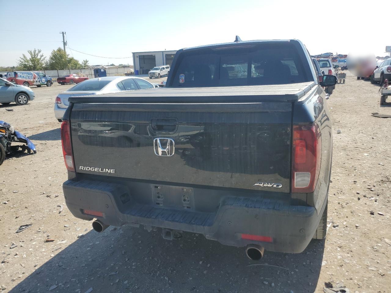 2022 HONDA RIDGELINE BLACK EDITION VIN:5FPYK3F83NB039533