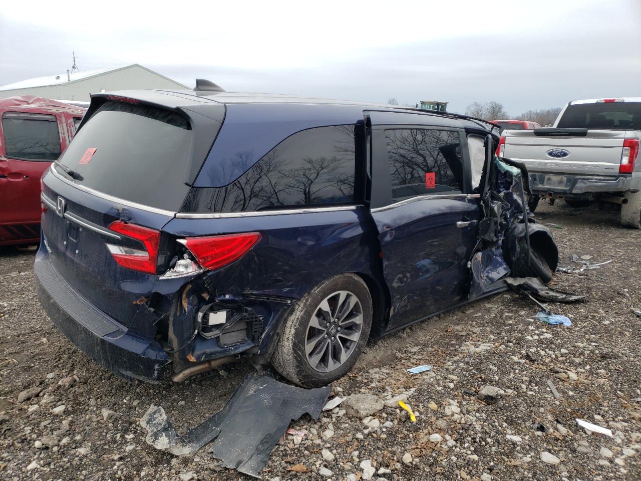 2022 HONDA ODYSSEY EXL VIN:5FNRL6H71NB035657