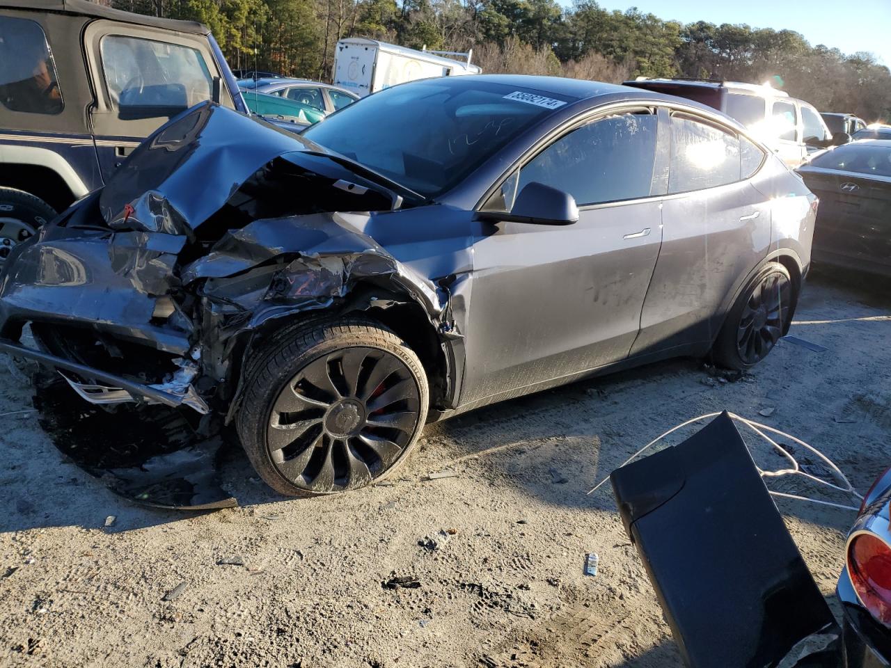 2023 TESLA MODEL Y  VIN:7SAYGDEF5PF806143