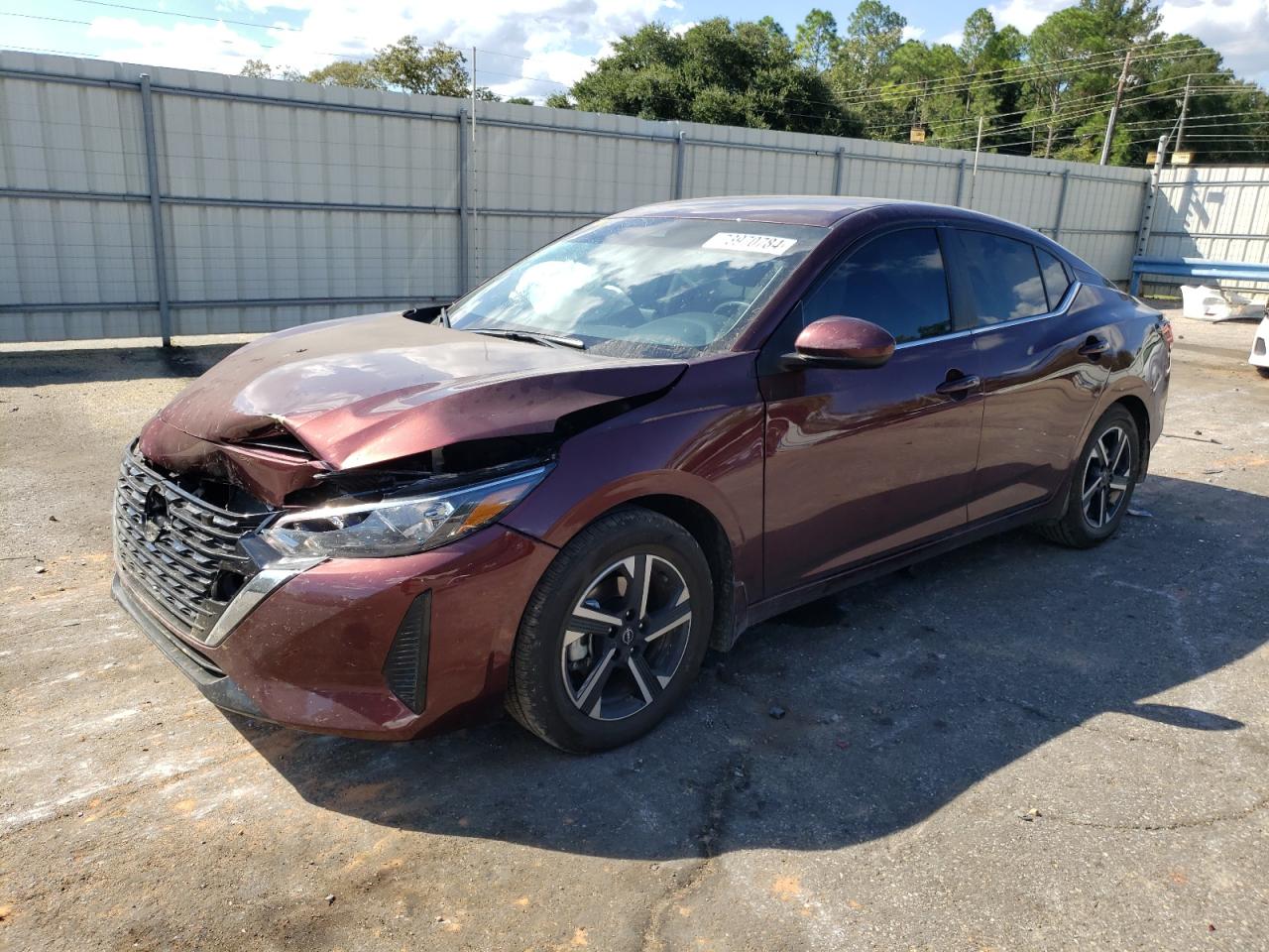 2024 NISSAN SENTRA SV VIN:3N1AB8CV2RY376676