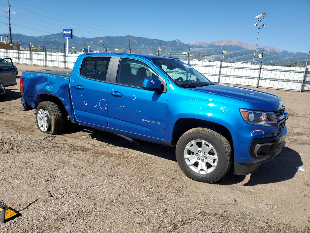 2022 CHEVROLET COLORADO LT VIN:1GCGTCEN1N1284204