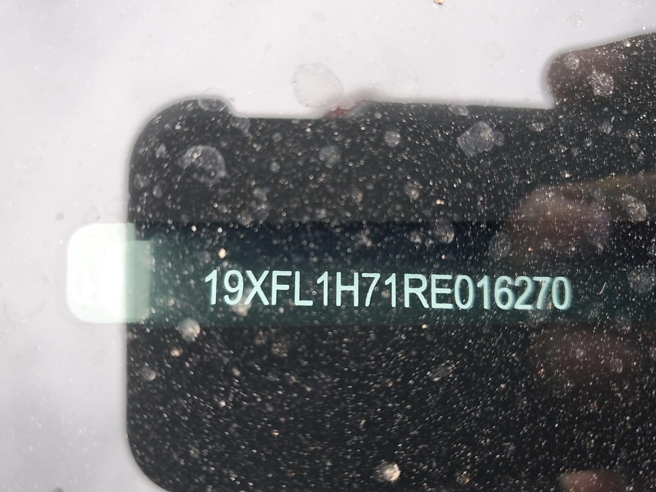 2024 HONDA CIVIC EXL VIN:19XFL1H71RE016270