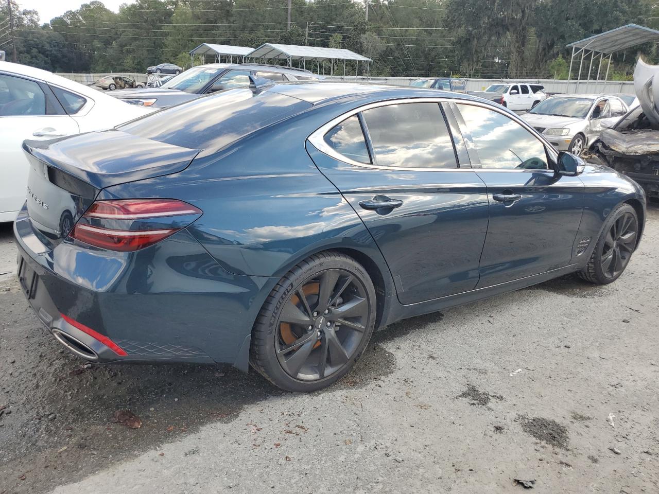 2022 GENESIS G70 BASE VIN:KMTG54TE9NU084593