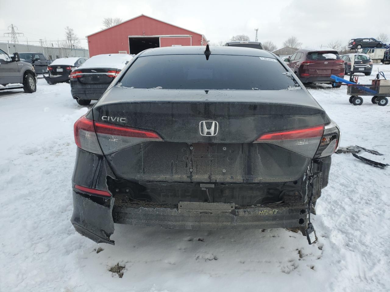 2022 HONDA CIVIC EX VIN:2HGFE2F31NH100976