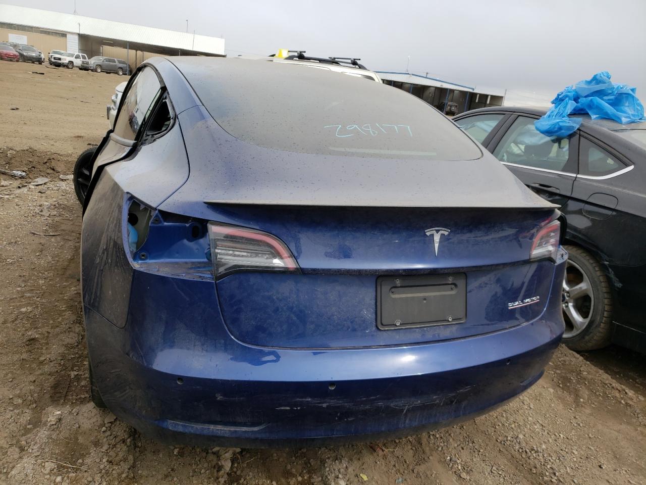 2022 TESLA MODEL 3  VIN:5YJ3E1EC2NF298177