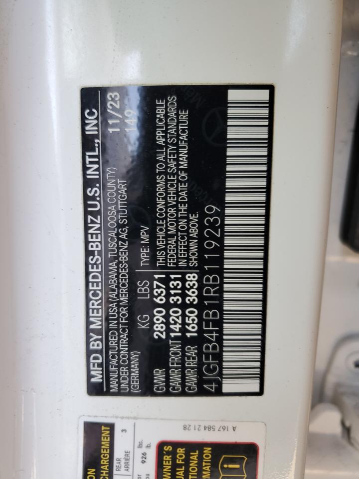 2024 MERCEDES-BENZ GLE 350 4MATIC VIN:4JGFB4FB1RB119239