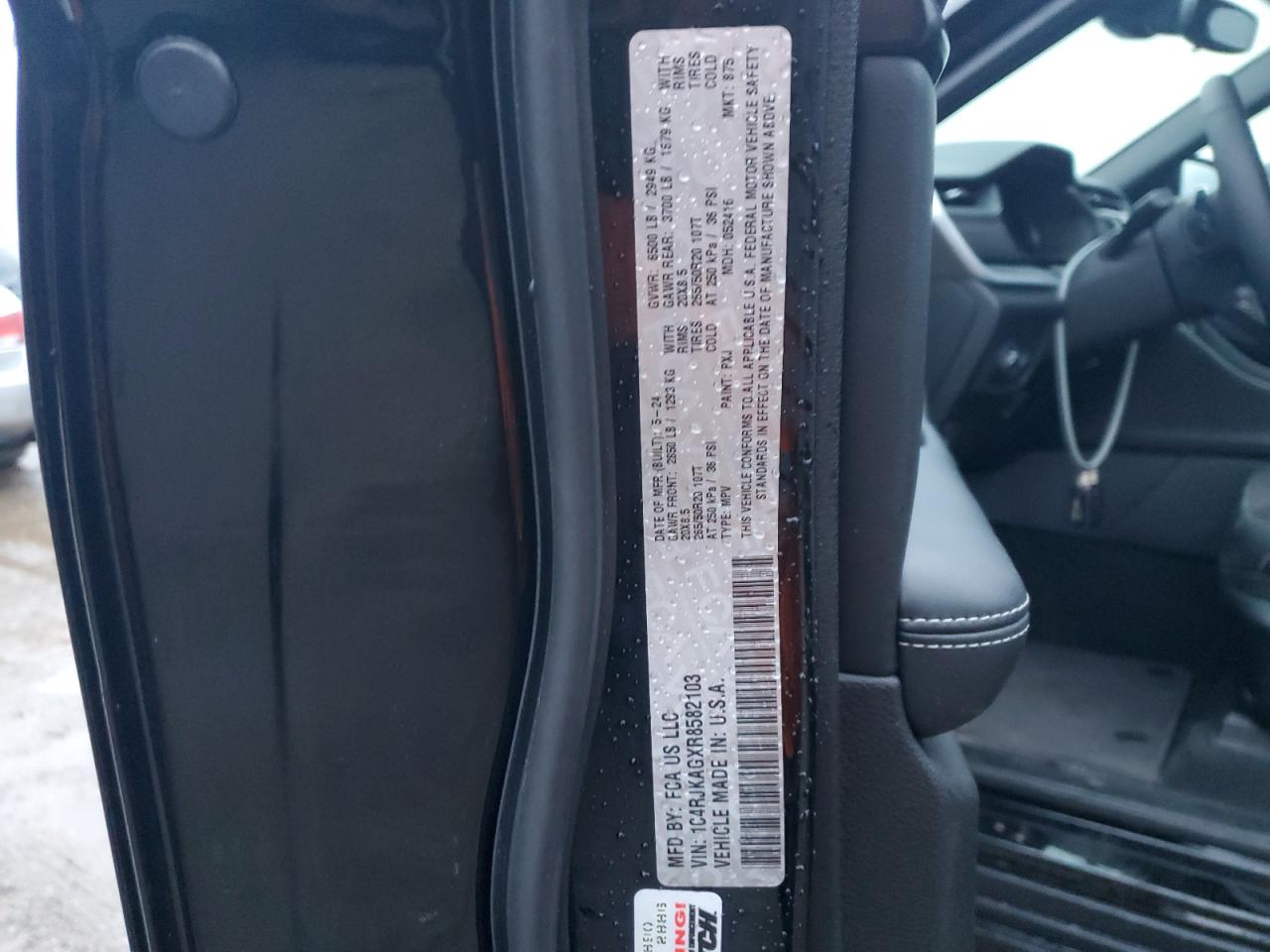2024 JEEP GRAND CHEROKEE L LAREDO VIN:1C4RJKAGXR8582103