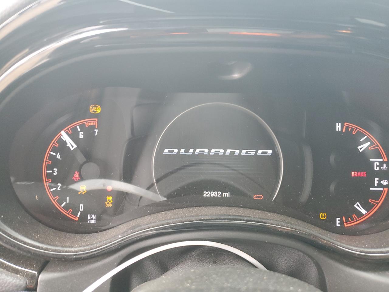 2023 DODGE DURANGO PURSUIT VIN:1C4RDJFG7PC654671