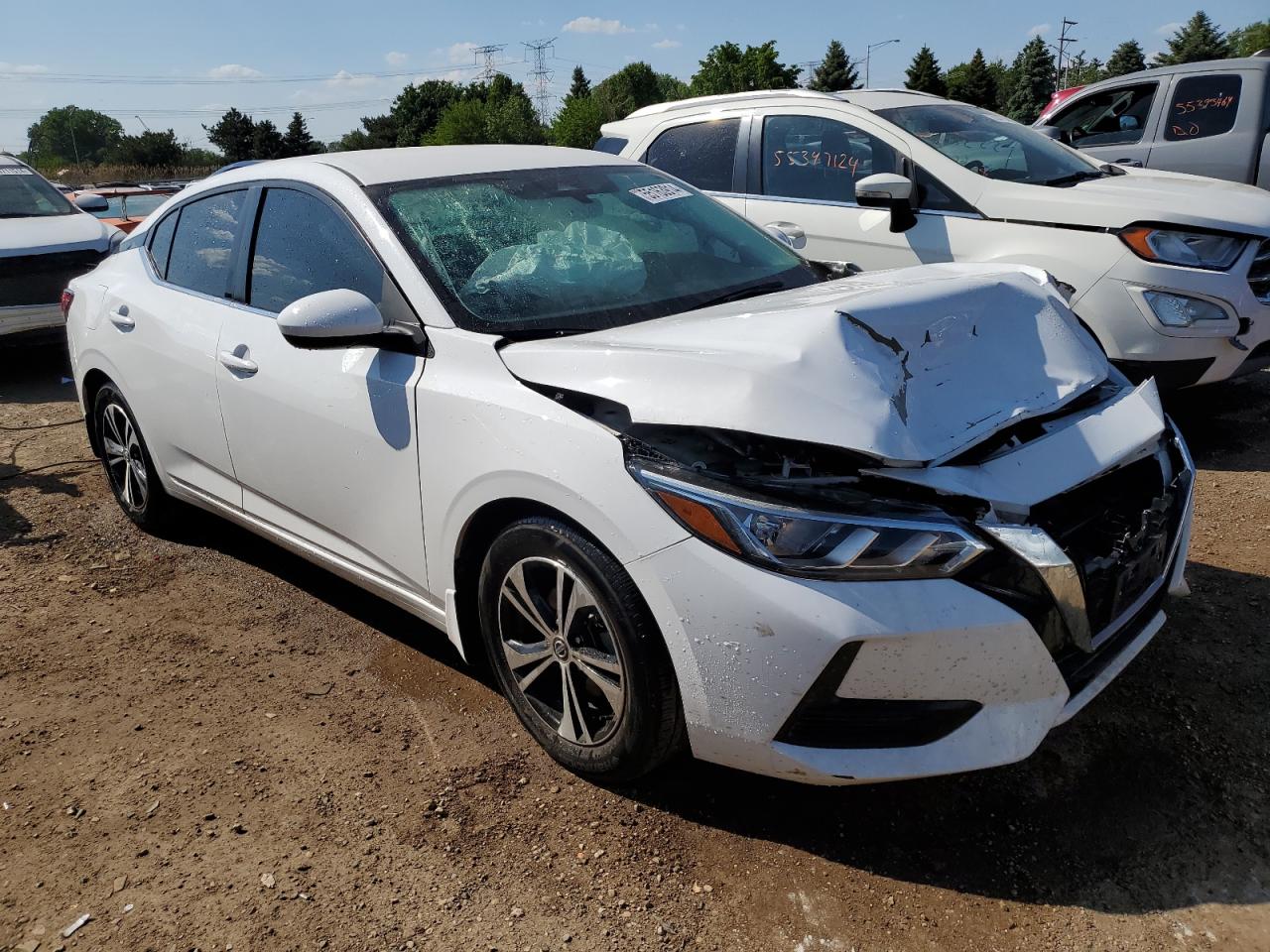 2022 NISSAN SENTRA SV VIN:3N1AB8CV3NY292697