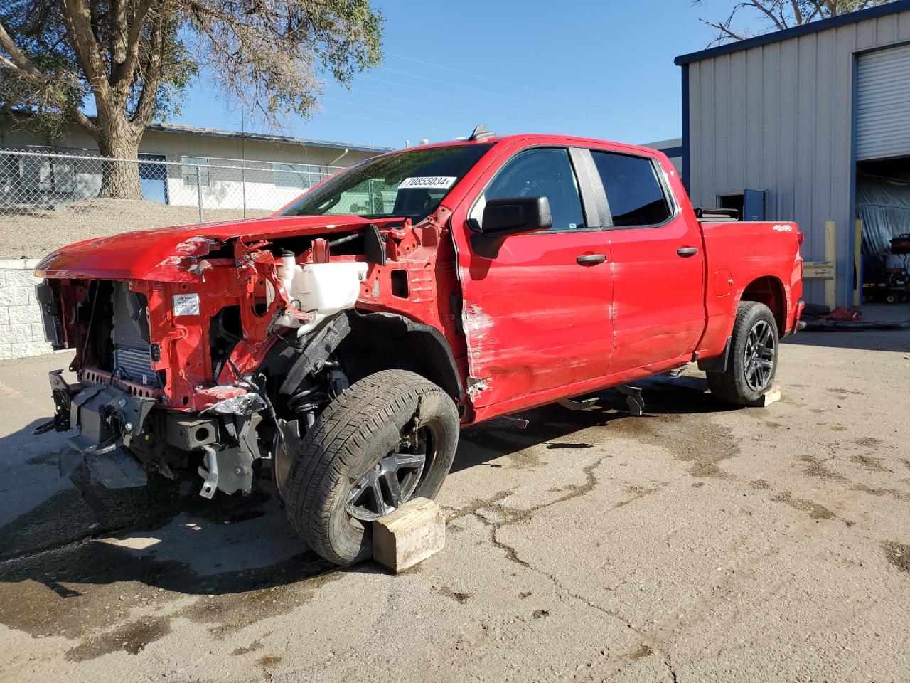 2022 CHEVROLET SILVERADO K1500 CUSTOM VIN:1GCPDBEK3NZ583093