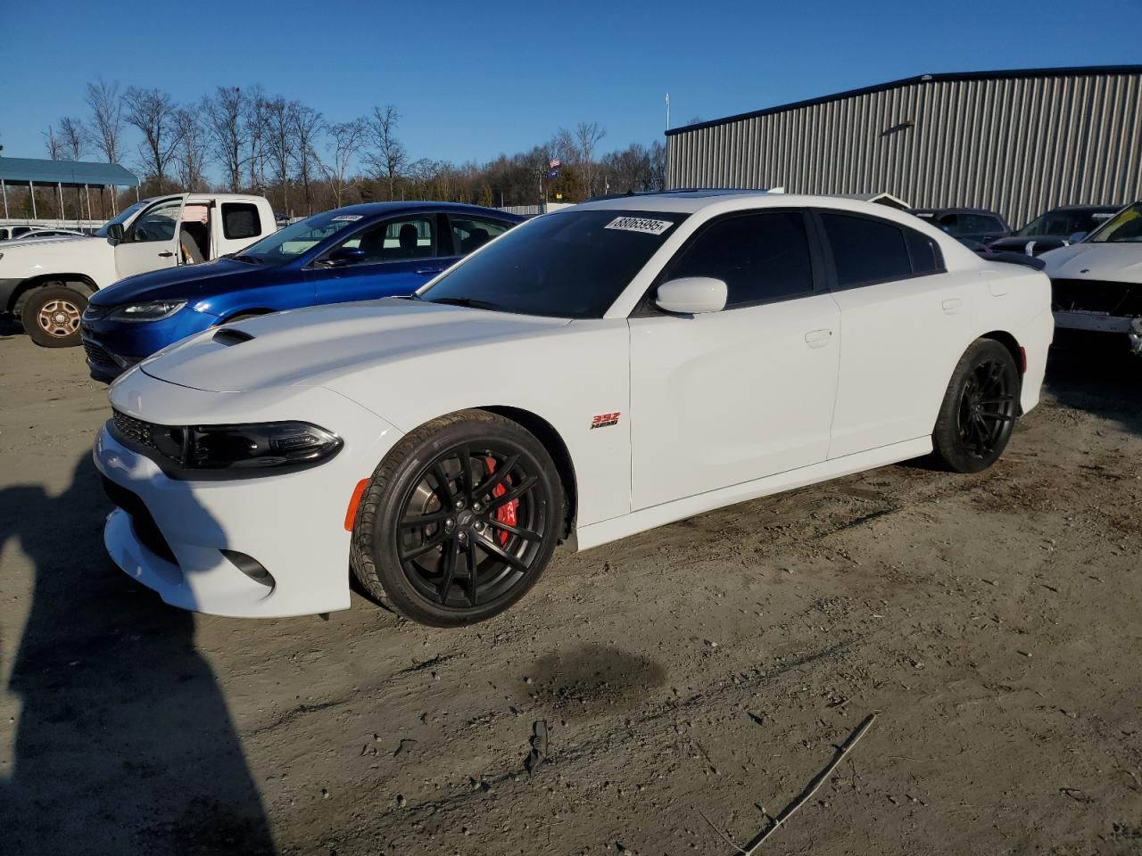 2022 DODGE CHARGER SCAT PACK VIN:2C3CDXGJ7NH180142