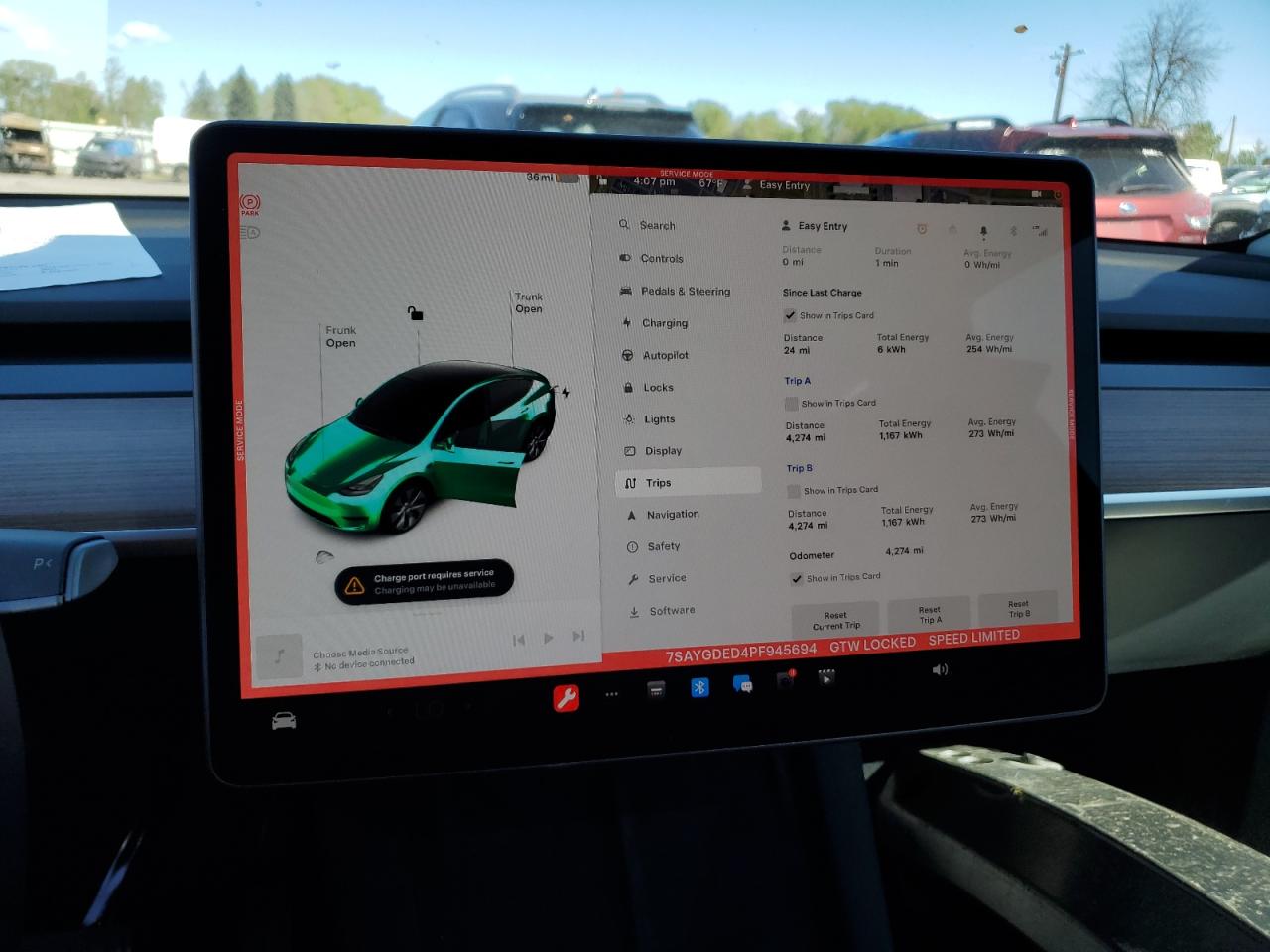 2023 TESLA MODEL Y  VIN:7SAYGDED4PF945694