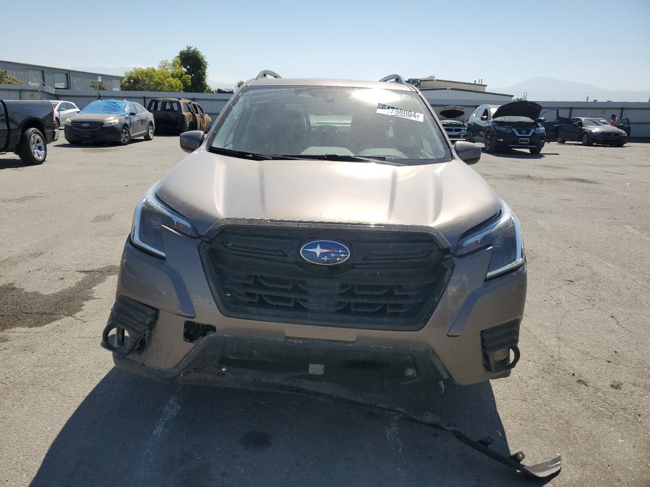 2022 SUBARU FORESTER PREMIUM VIN:JF2SKAEC6NH483273