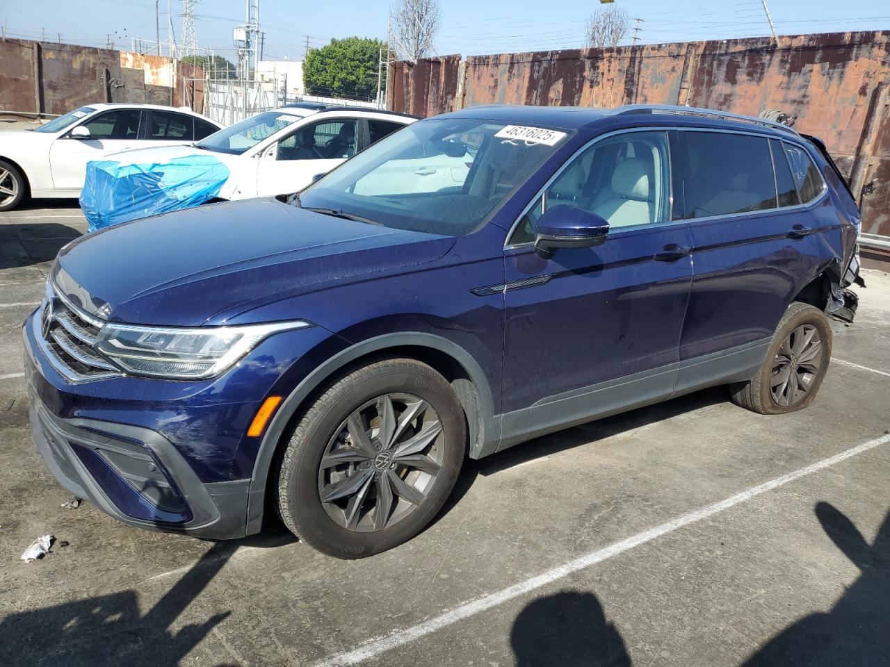2022 VOLKSWAGEN TIGUAN SE VIN:3VV3B7AX8NM174139