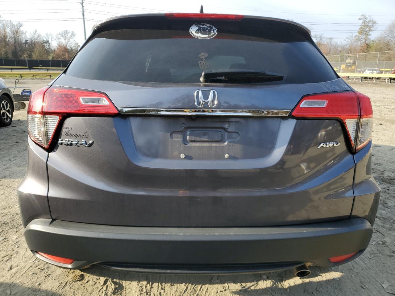 2022 HONDA HR-V EX VIN:3CZRU6H54NM704893