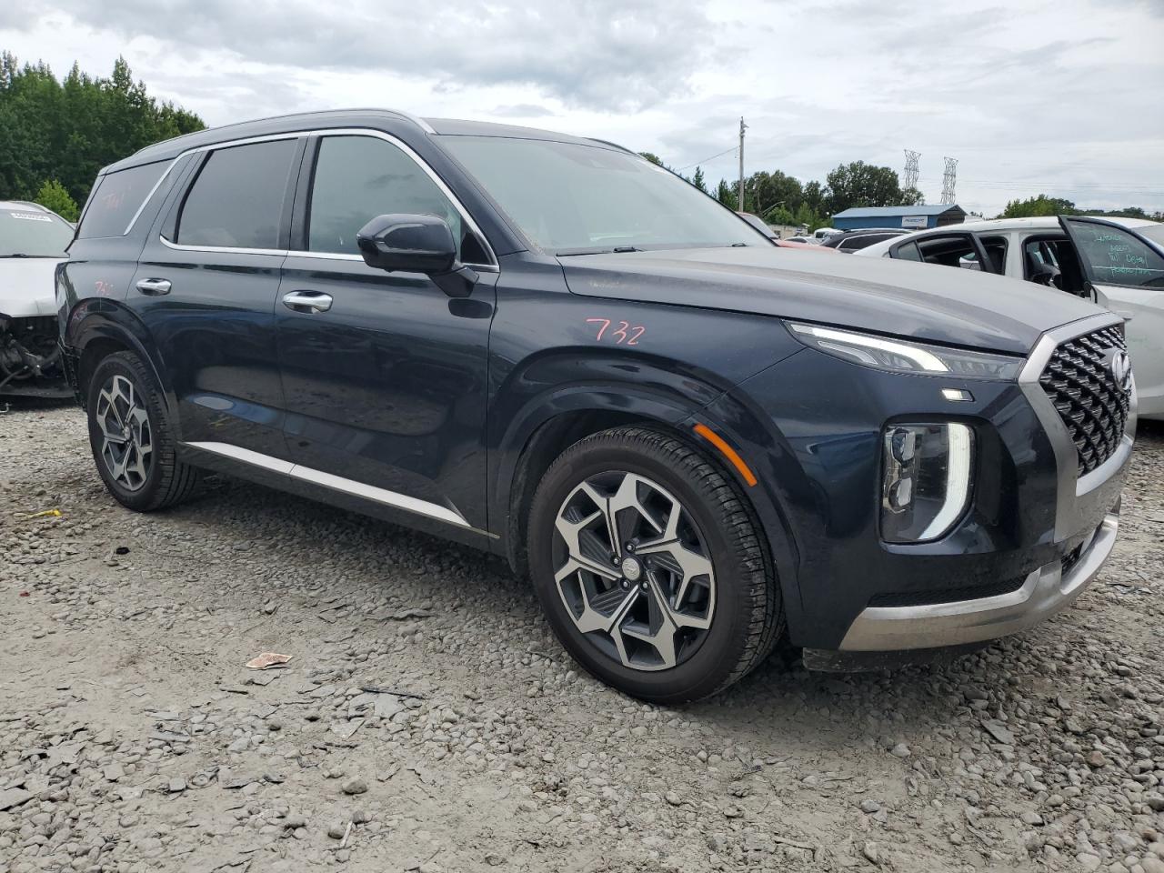 2022 HYUNDAI PALISADE CALLIGRAPHY VIN:KM8R74HE0NU428043