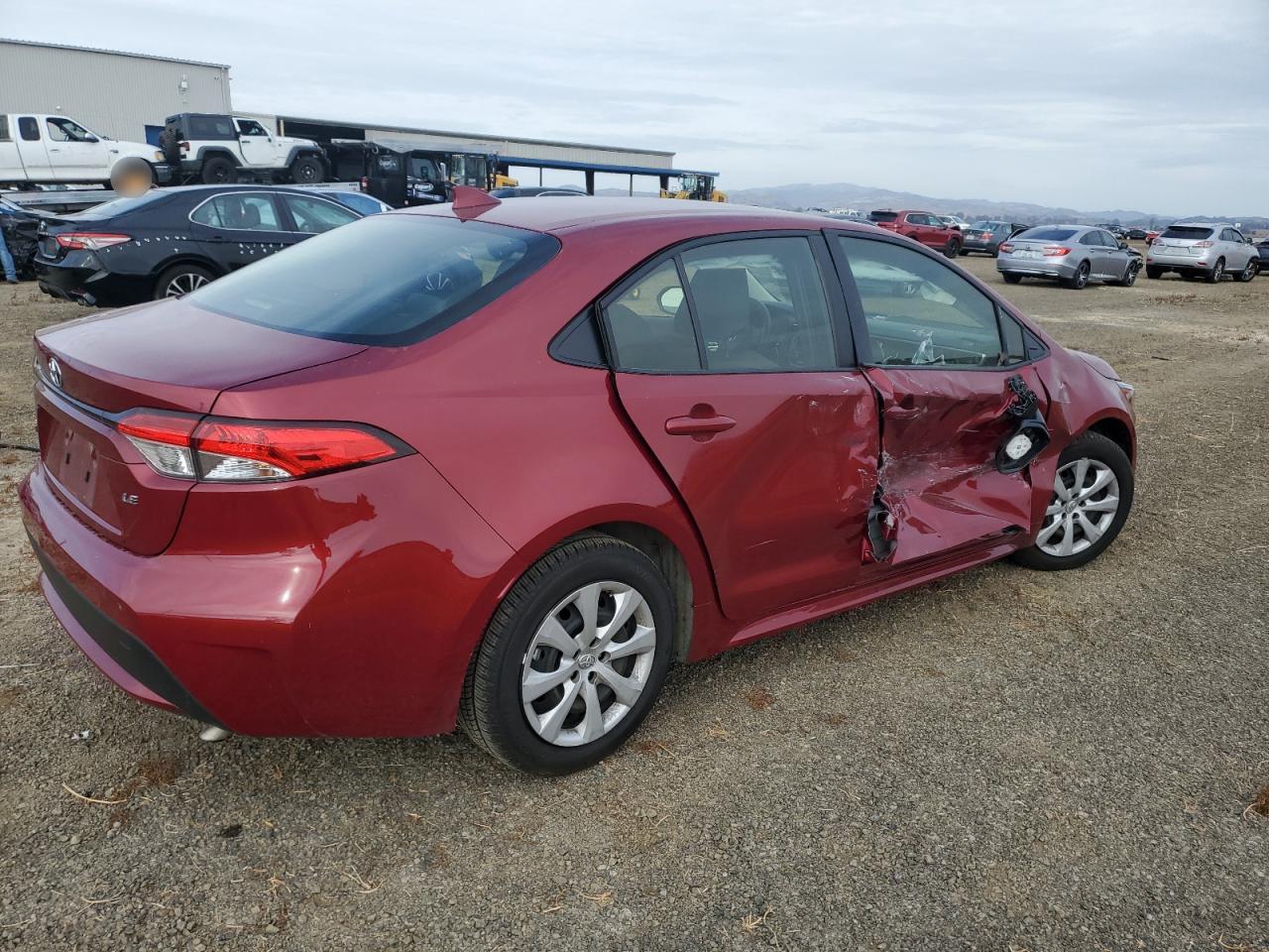 2022 TOYOTA COROLLA LE VIN:JTDEPMAE3NJ232452