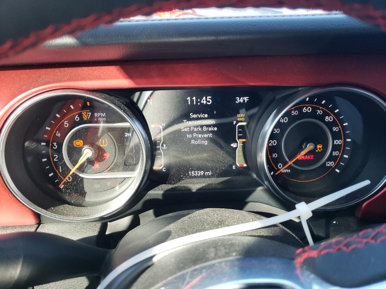 2023 JEEP GLADIATOR RUBICON VIN:1C6JJTBG6PL581467