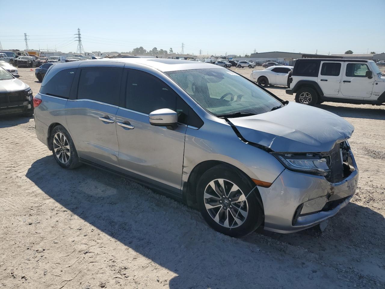 2022 HONDA ODYSSEY EXL VIN:5FNRL6H74NB001714