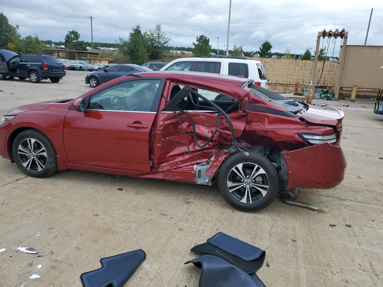 2022 NISSAN SENTRA SV VIN:3N1AB8CV0NY261522