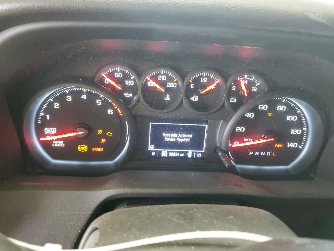 2022 CHEVROLET SILVERADO K1500 CUSTOM VIN:3GCPDBEK4NG553827