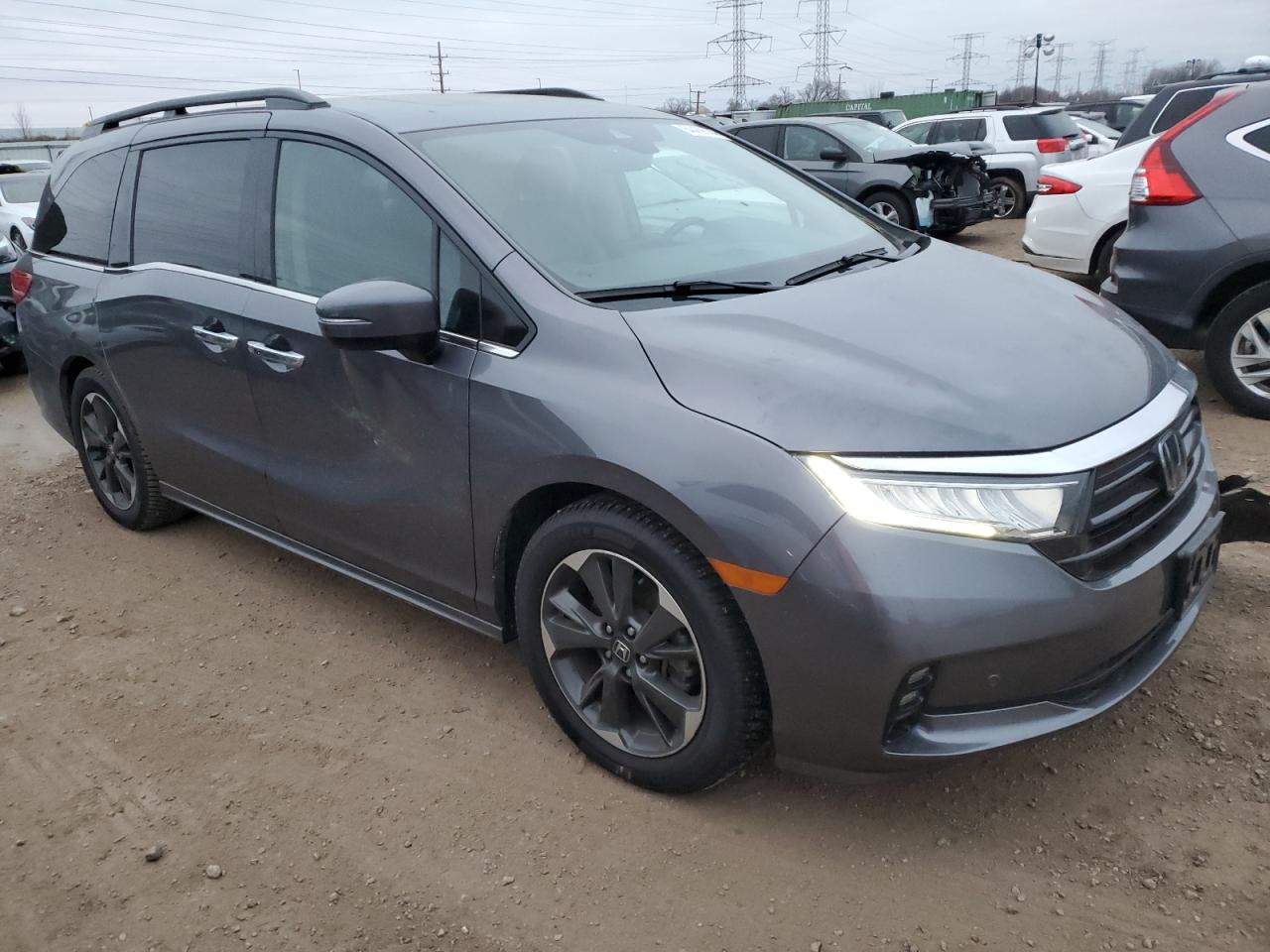 2022 HONDA ODYSSEY ELITE VIN:5FNRL6H96NB043738