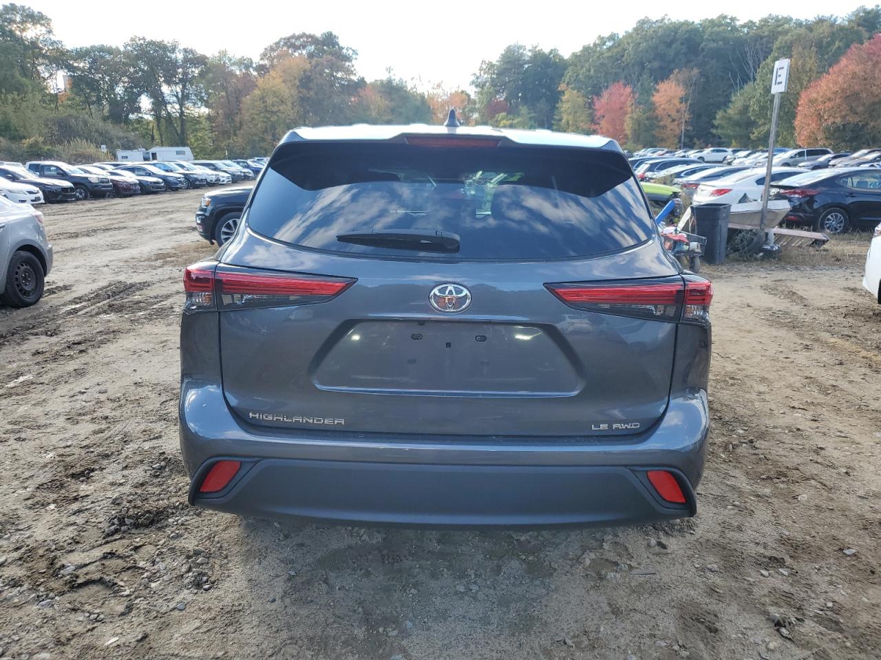 2022 TOYOTA HIGHLANDER L VIN:5TDBZRBH0NS243365