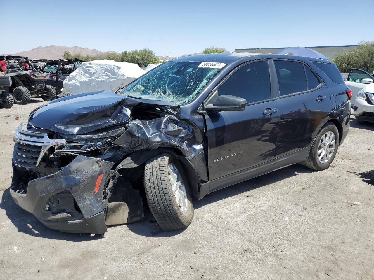 2022 CHEVROLET EQUINOX LS VIN:3GNAXHEV3NS157841