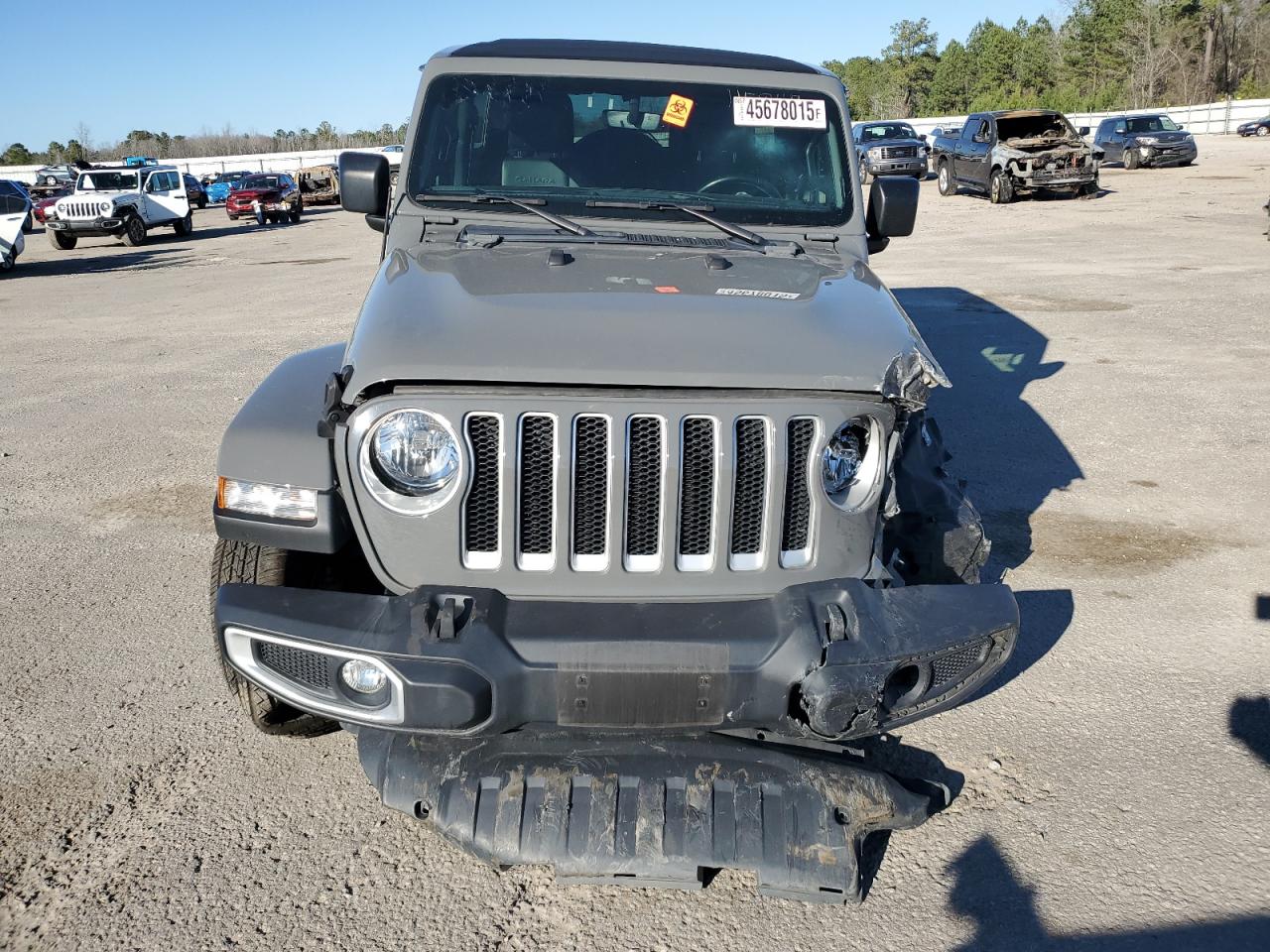 2022 JEEP WRANGLER UNLIMITED SAHARA VIN:1C4HJXEG2NW115847